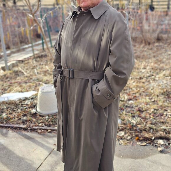 Ralph Lauren Brown Trench Coat for Men with Removable Liner, Pre-owned - Picture 3 of 15